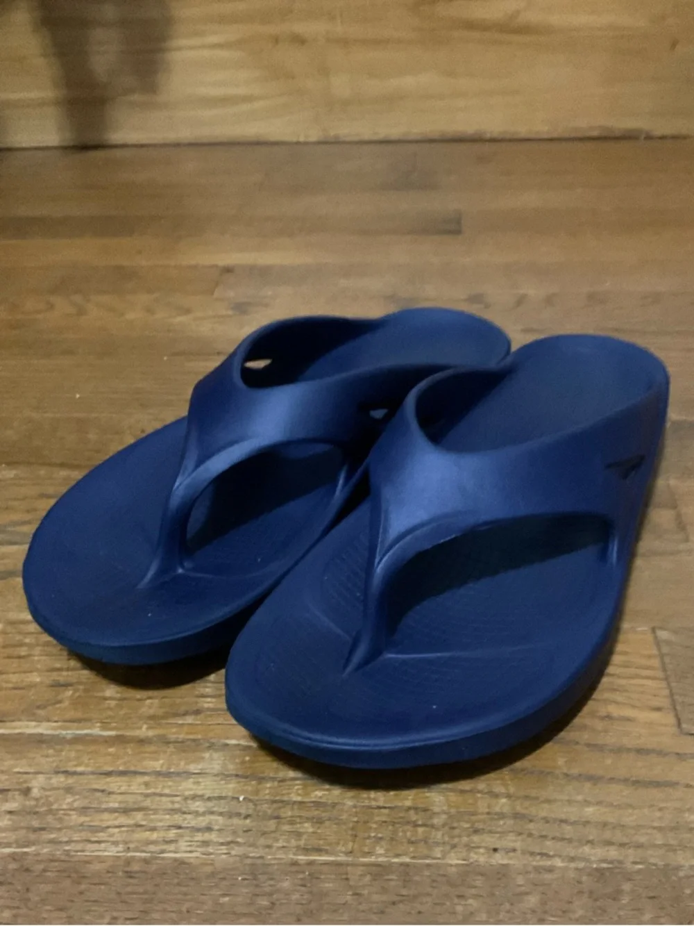 Oofos Blue Recovery Thong Sandals/Flip Flops. In Very Good Condition. Men’s 13. - Picture 1 of 9